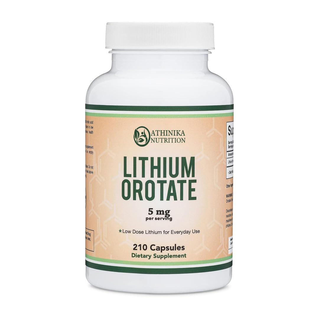 Lithium Orotate 5mg, 210 Capsules (Third Party Tested, Vegan Safe, Non-GMO) for a Calmer Mind, More Balanced Mood, and Better Rest at Night by-picture-47