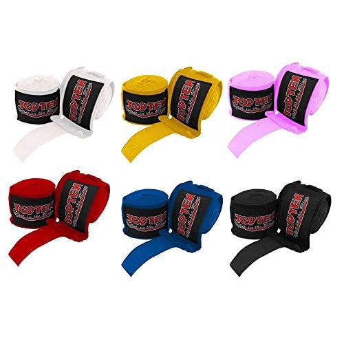 TOP TEN Boxbandagen 2,5 meter ROT Box-Bandagen elastisch