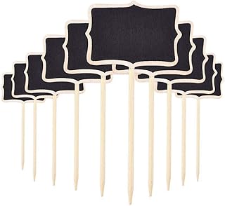 10pcs Plant Labels, Garden Markers Signs Garden Markers for Plants Outdoor Waterproof Reusable Garden Labels for Flower Bed, Pots, Planters Wooden Garden Markers for Plants Outdoor Waterproof