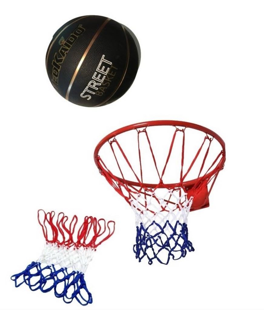 Canestro Da Basket Da Muro In Ferro - Per Interno Ed Esterno, 32cm - Foto 7