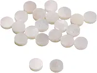 Criador de incrustação de pontos de concha de madrepérola branca 6 mm para guitarra fingerboard (pacote com 20)