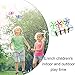 SLJianLu 4 Pcs Flying Saucer Toy Propeller Flying Saucer Educational Flying Boomerang Spinner with Launcher for Kids Indoor Outdoor Games (Random Colors)