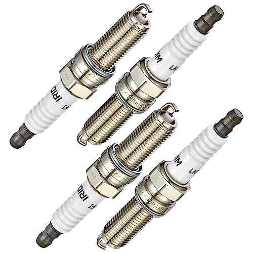 Image of BDFHYK Set of 4 Iridium Spark Plug Compatible with Honda 2016-2020 HR-V,2012-2015 Civic,Compatible with Acura 2007-2012 RDX 1.8L 2.3L L4 Engine Replacement for XP5701 93911 9407 LKR7AIX