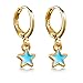 9 pairs /18 pairs, college style earrings, fashion personality Hypoallergenic Earrings for Girls smile heart star lightning and colorful pendant, make you look more vibrant, energetic, young