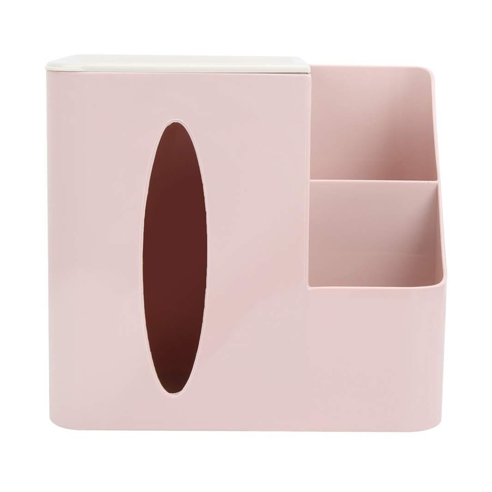 Tissue Dispenser Box Tissue Box Holder Multi Grid Remote Control Nightstand Organizer TV Phone Apartment Must Haves