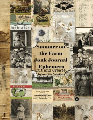 Summer on the Farm Junk Journal Ephemera: Cut and Create