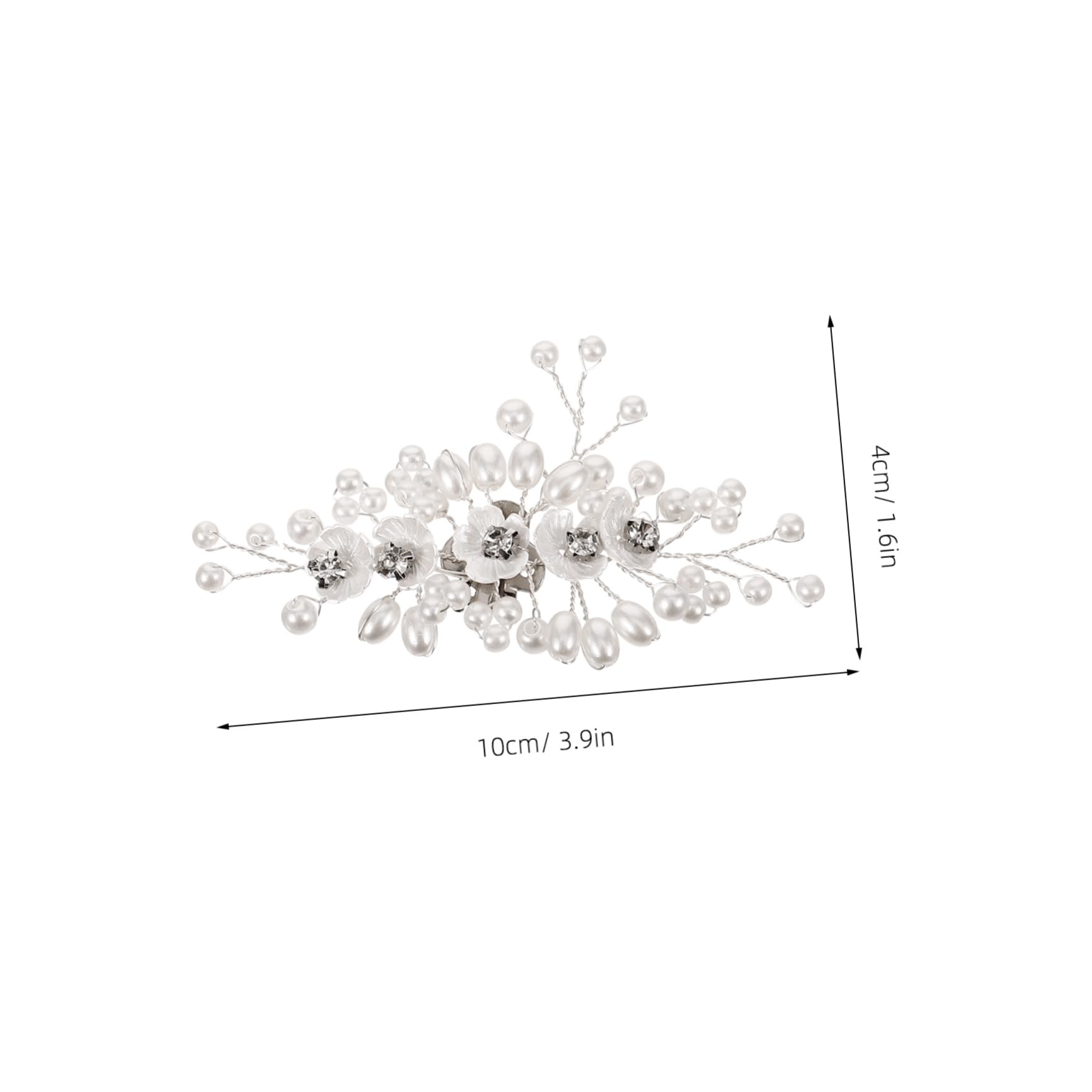 SOIMISS 4paia Clip Per Scarpe Da Sposa Con Fiori Perle Decorazioni Rimovibili Per Matrimoni Accessori Eleganti Per Scarpe Da Cerimonia Per Occasioni Speciali