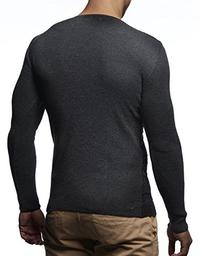 Leif Nelson LN1645 Men's Knit Pullover2