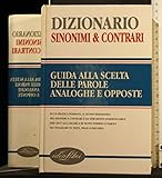  Dizionario dei sinonimi e dei contrari