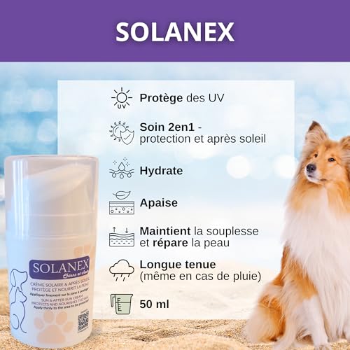 Solanex - Sonnencreme für Hunde und Katzen mit Inhaltsstoffen natürlichen Ursprungs