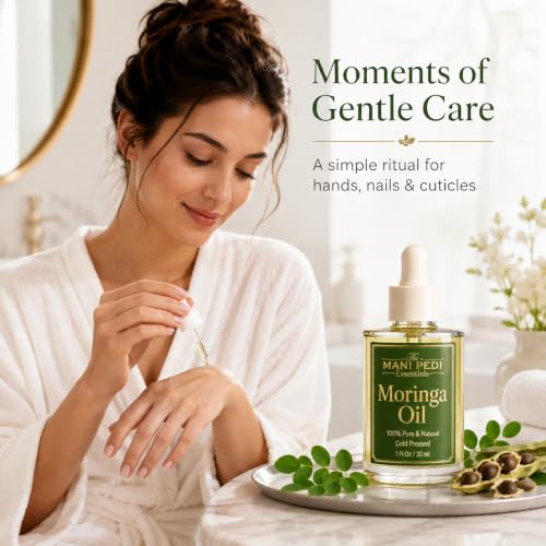 Image of TMPE Moringa Oil for Face, Hair and Body, Multipurpose Carrier Oil for Skincare, Scalp Massage, Dry Skin Care and Natural Glow Routine - 30ml