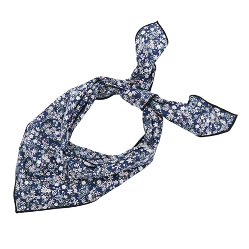 Gsyziux Cotton Bandanas for Women, Floral Square Scarf, Versatile Head Hair Bandanas, Fashion Neck Scarf for Daily Use (Floral 10)