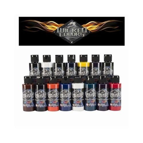 Pintura Aerografia Createx Wicked Dru Blair Set 60ml.