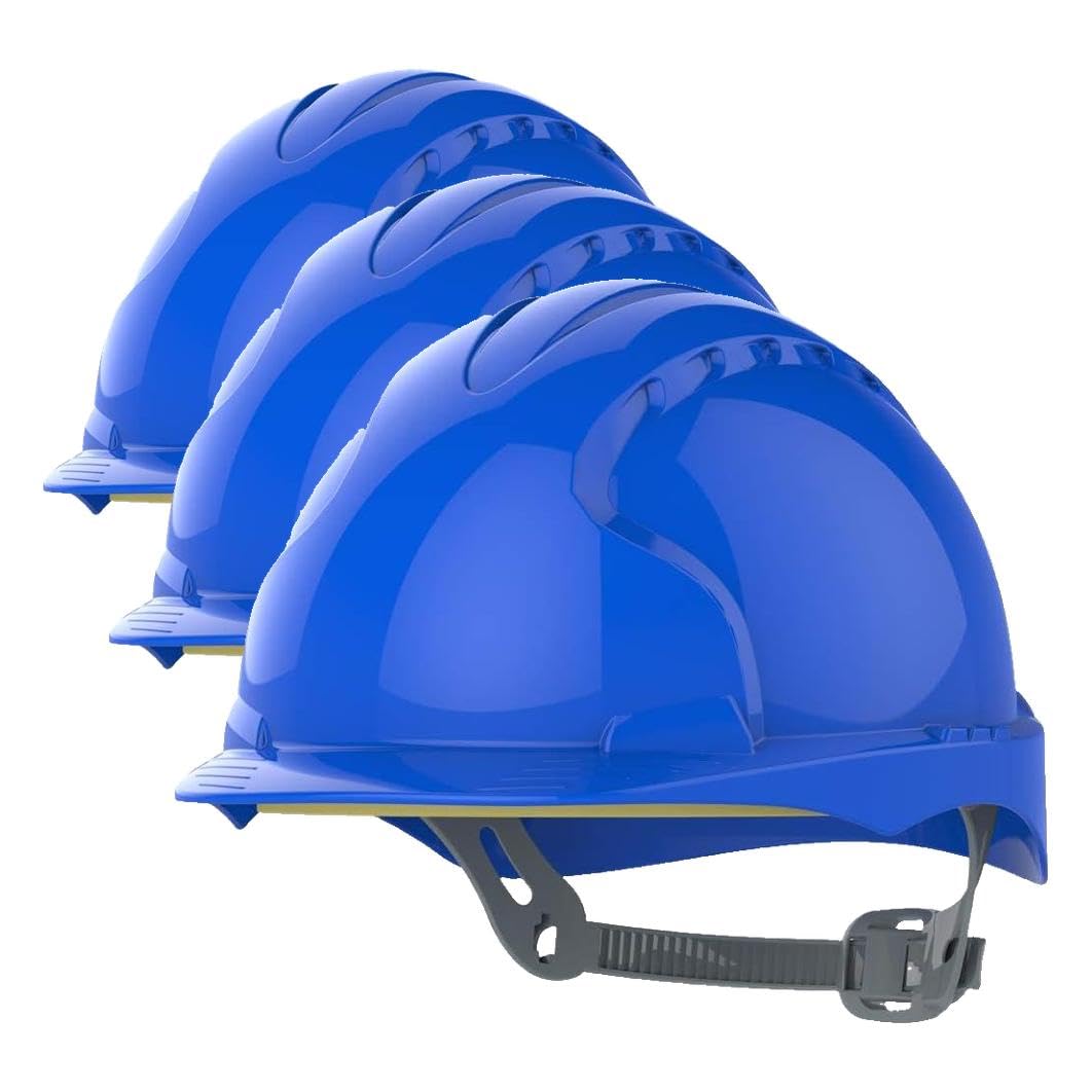 Casco de seguridad JSP EVO2 con trinquete Slip para una protección cómoda en azul 8