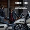 Indian Motorcycle OEM Comfort+ Solo Seat, Black Vinyl, Vinyl, Qty 1, Part 2884226-VBA