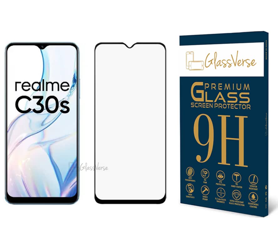 GlassVerse Anti-Shatter Tempered Glass For Realme C30s (PACK OF 1) with Free Installation Kit. Full screen Coverage. Free Replacement If Received Damaged - 6.5 inch (B0BPS669R7) Amazon Price History, Amazon Price Tracker