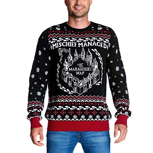 Elbenwald Harry Potter Strickpullover Karte des Rumtreibers Motiv...