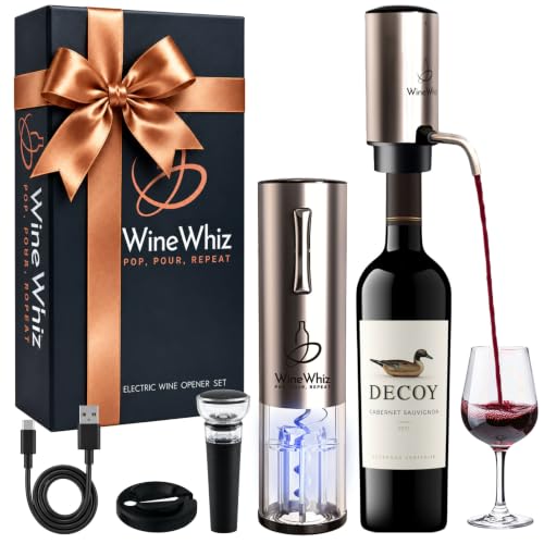 WineWhiz Electric Wine Set