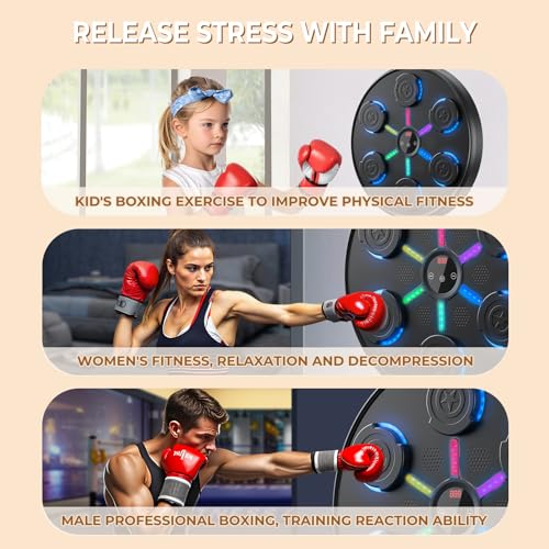 2025-New-Music-Boxing-Machine-with-Boxing-Gloves-Wall-Mounted-Upgraded-Large-Smart-Bluetooth-Music-Boxing-Target-Workout-Equipment-for-Home-Suitable-for-Kids-and-Adults 2025 New Music Boxing Machine with Boxing Gloves Wall Mounted Upgraded Large Smart Bluetooth Music Boxing Target Workout Equipment for Home Suitable for Kids and Adults
