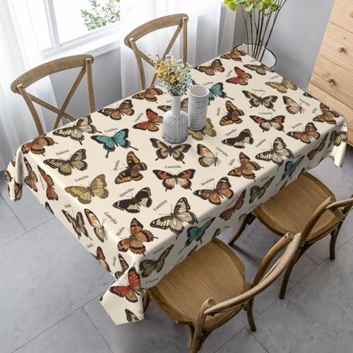 Nappe papillons réalistes restaurant nappe imperméable de table