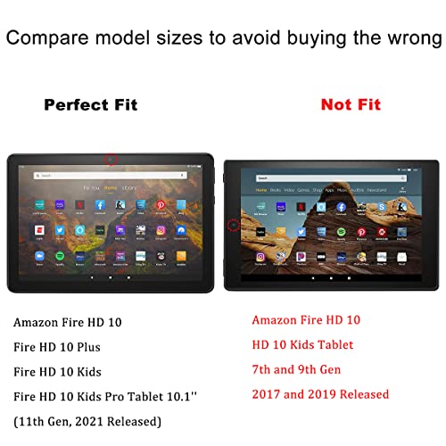 Protector de pantalla anti luz azul para Fire HD 10 2 piezas miniatura 2