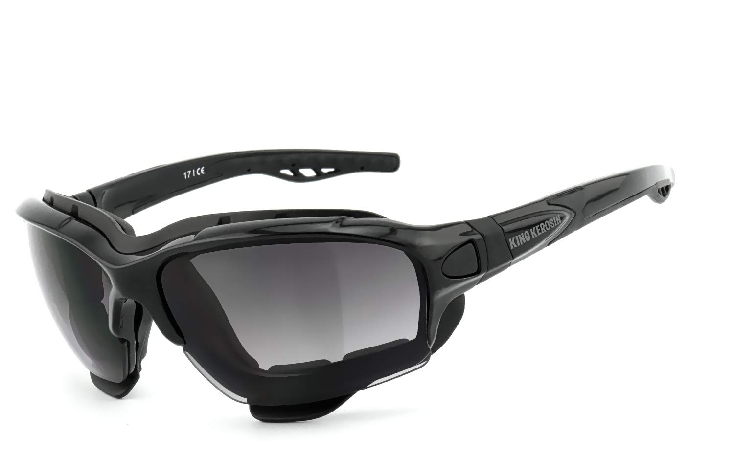 King Kerosin KK195 Sonnenbrille (Black,One Size)