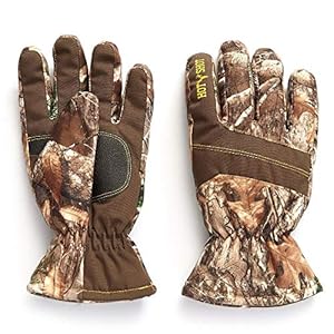 HOT SHOT Guantes de camuflaje Defender para niños jóvenes, con aislamiento de camuflaje, impermeables, guantes de caza para niños, para caza, senderismo, campamento