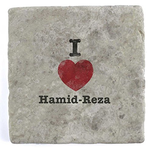 I Love hamid-reza - mattonelle di marmo bevanda