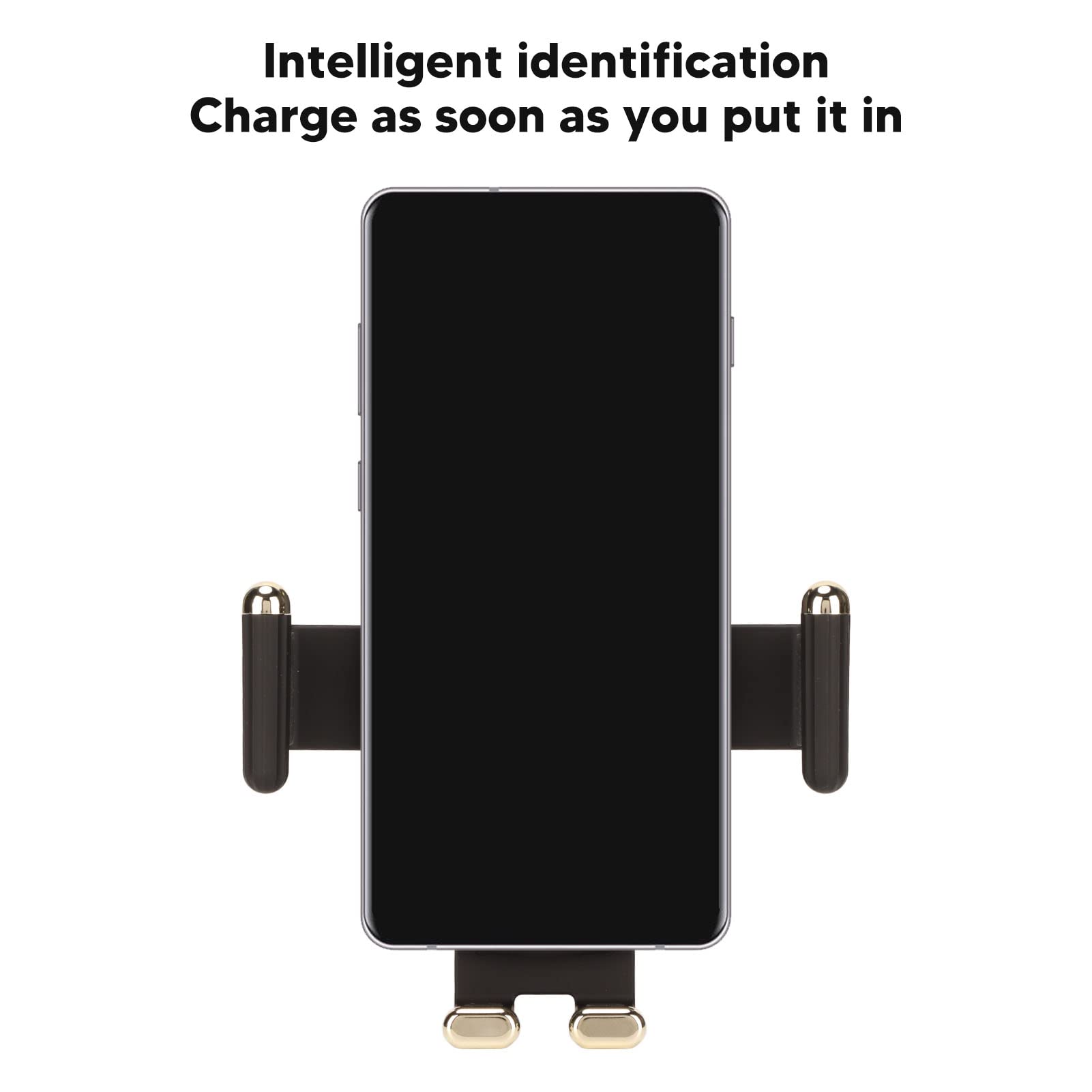 Caricabatteria per Auto Wireless, Supporto per Telefono a Ricarica Rapida da 15 W Caricabatterie per il Tuo Cellulare Supporto per Presa D'aria per Auto, per Rotazione a