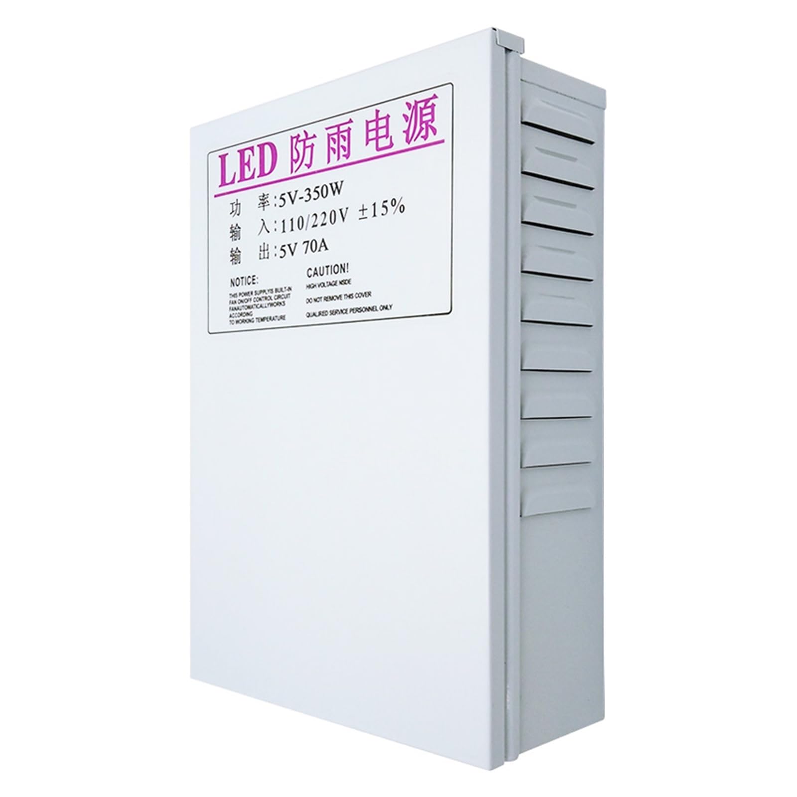Transformateur de caractère lumineux 5V 70A alimentation