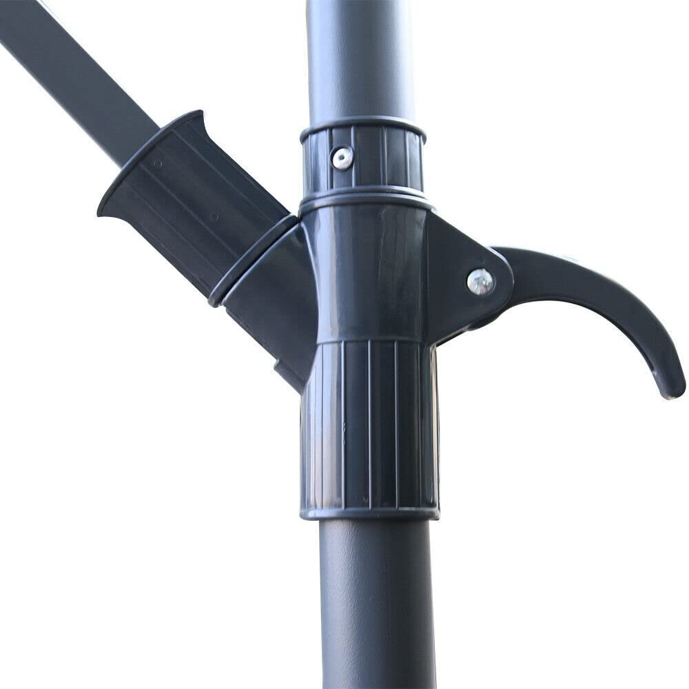 Ogród parasol parasol na zewnątrz 3 m wspornik wiszący parasol patio bananowe słoneczne krem ​​parasolowy łącznie tradycyjne wykonanie z nowoczesną estetyką Uczytną i użyteczną ogrodową Umb