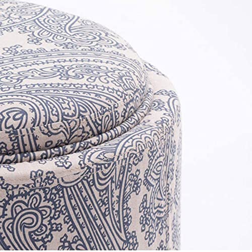 Repose-pieds et poufs tabourets multifonctions à rayures