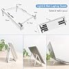 BoxWave Stand and Mount Compatible with Eluktronics MAX-15 - Pocket Aluminum Stand 3-in-1, Portable Multi Angle Viewing Riser - Metallic Silver