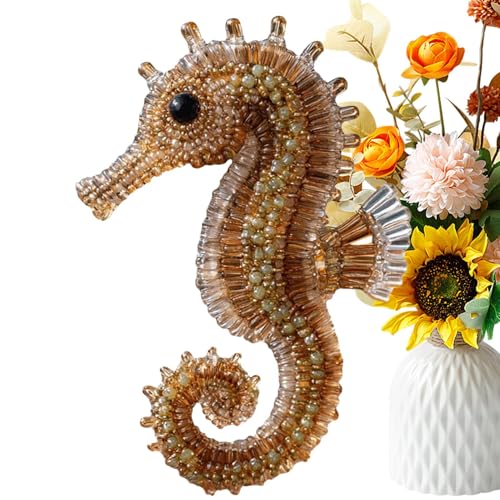 Kits De Bordado De Perlas Genérico - Diseño De Arte Animal, Conjunto De Lentejuelas Creativas | Plantilla De Animales, Proyecto De Joyería Artesanía Elegante Para Vacaciones, Suministros De A