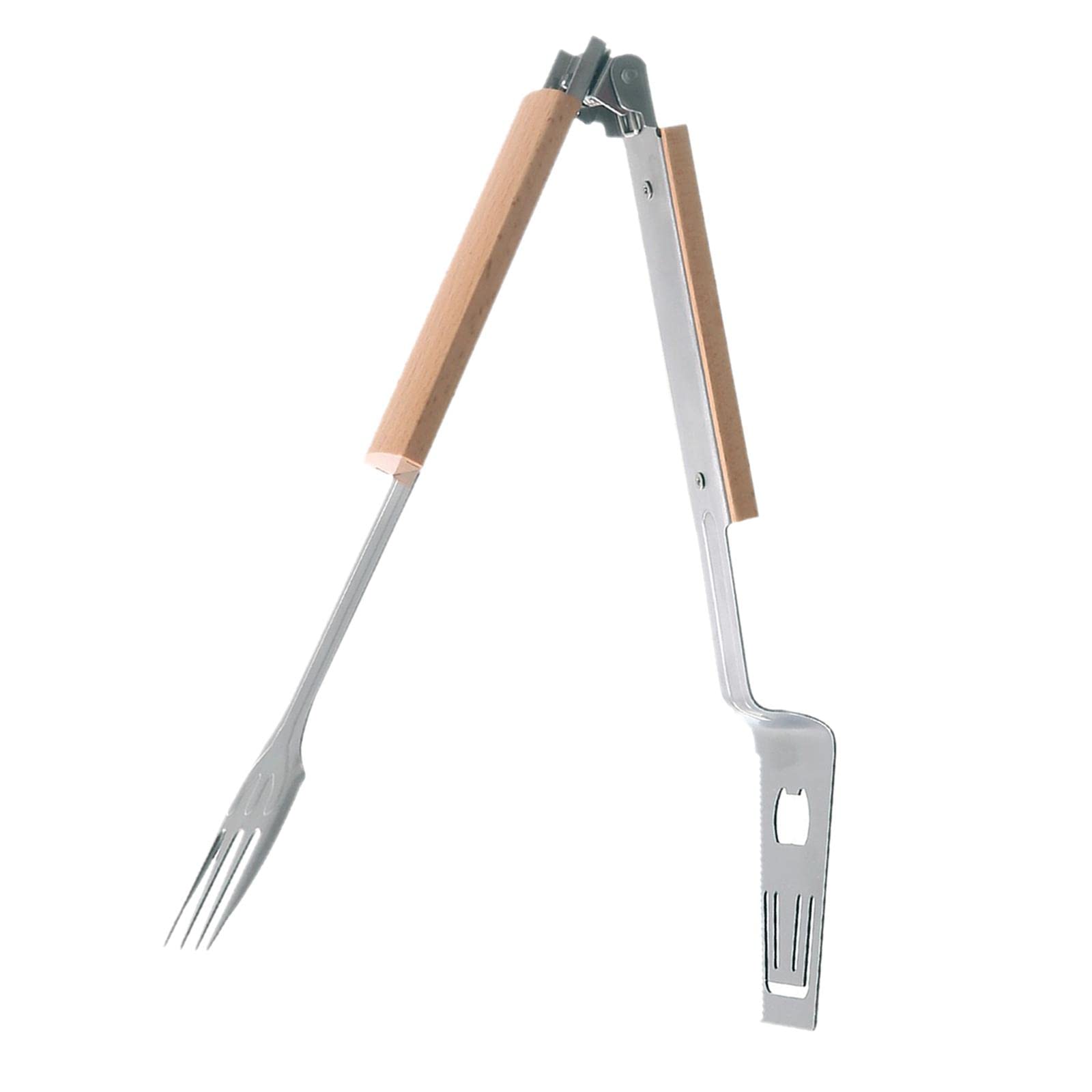 MRKU Pinzas de Cocina de Acero Inoxidable para Parrilla, Utensilios para Servir, Agarre para Barbacoa, Comida para Entretenimiento, Senderismo, Picnic, repostería