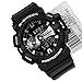 Casio G-Shock Black and Silver-Tone Dial Resin Quartz Men's Watch GA400GB-1A