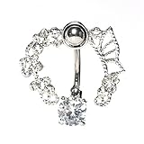Ungewöhnliches besonderes Design, atemberaubendes, modisches Body-Piercing für den Bauchnabel, für Frauen, Damen, Mädchen.