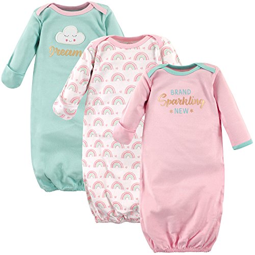 Luvable Friends Baby Nightgown (Pack of 3)