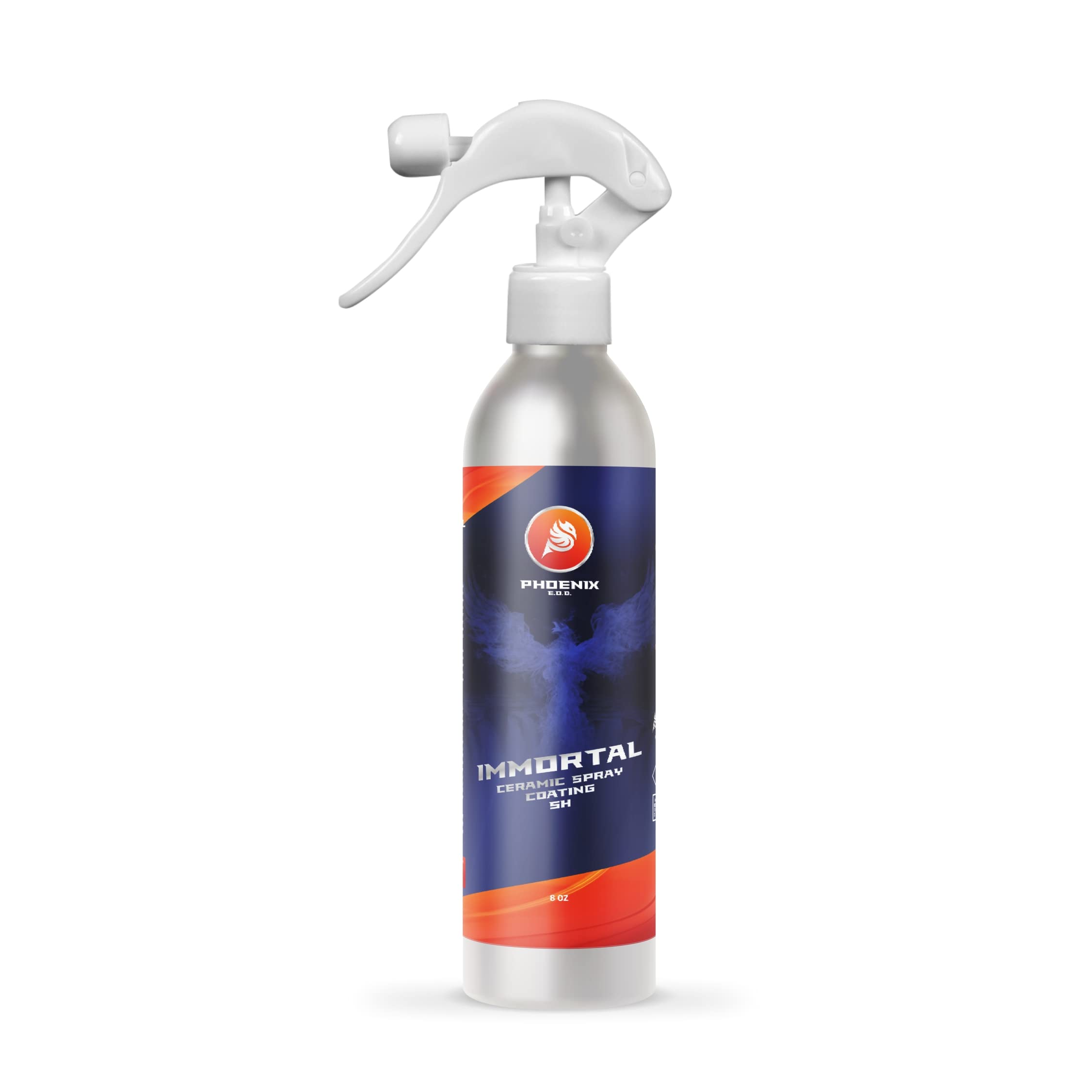 Phoenix E.O.D - Immortal Ceramic Spray Coating - 8oz - 5H hardness - easy spray on - wipe off TRUE ceramic coating - Easy-To-Use - Stronger Than Wax - For Car, RV, Truck