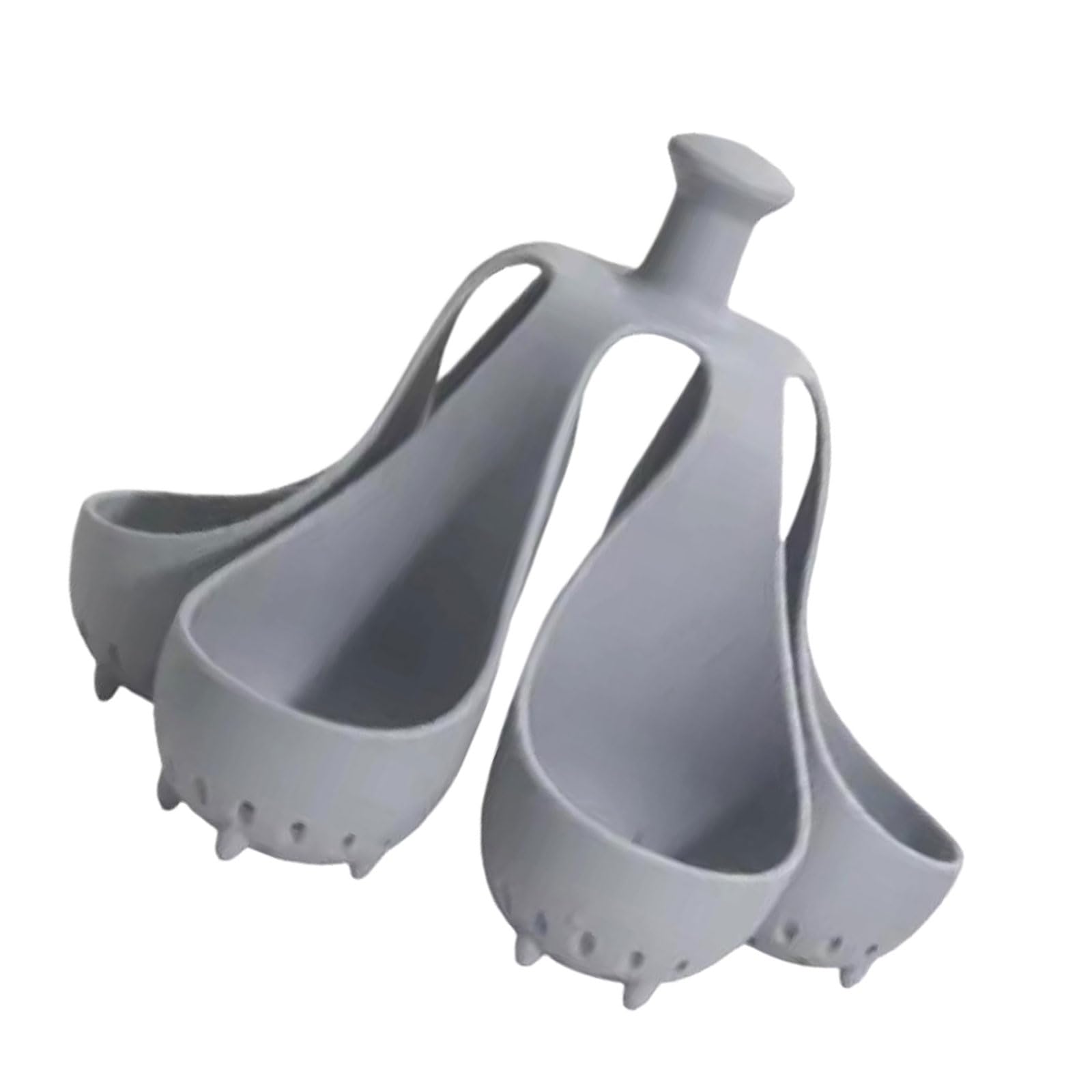 MALSSE 2. Space-Saving 4-Egg Silicone Poaching Stand - Oven Safe, Crack-Proof Design with Drain Cavities & Cold Grip Oven Safe Oocyte Holder