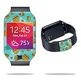 MightySkins Skin Compatible with Samsung Galaxy Gear 2 Neo Smart Watch Cover Skins Sticker Watch Burger Heaven