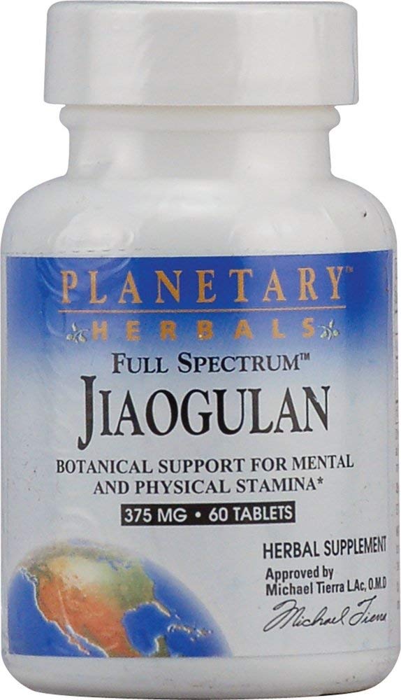 Planetary Herbals Jiaogulan Full Spectrum 375 Milligrams 60 Tabs