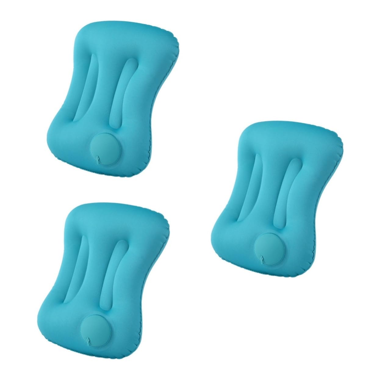 Cabilock 3piezas Almohada Inflable De Cojín De Espalda Portátil Almohada De Camping y Ligera para y Actividades