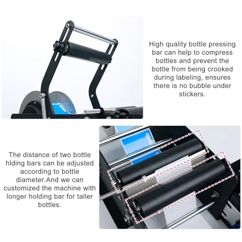 Máquina etiquetadora automática para botellas: acabado profesional en vidrio y plástico 4