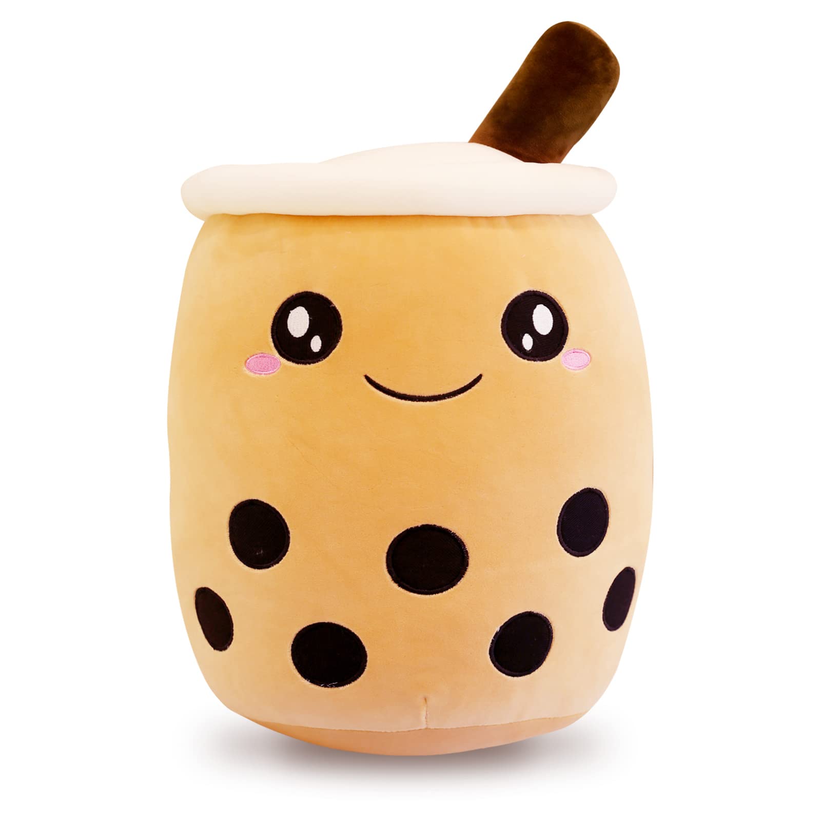 FIONOUT Cotton 13.7 Inch Boba Bubble Tea Plush Pillow Mini Kawaii Soft And Comfortable Stuffed Plush Boba Tea Doll Hugging Cartoon Pillow Gifts For Adults, Brown (B09TR9R73Q) Amazon Price History, Amazon Price Tracker