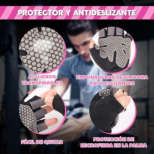Fitness, Sports guantes gym mujer Marca BONTOOLZ (3)