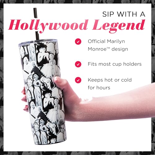 Set de Vasos Marilyn Monroe Rosa x4 con Vaso Térmico miniatura 5