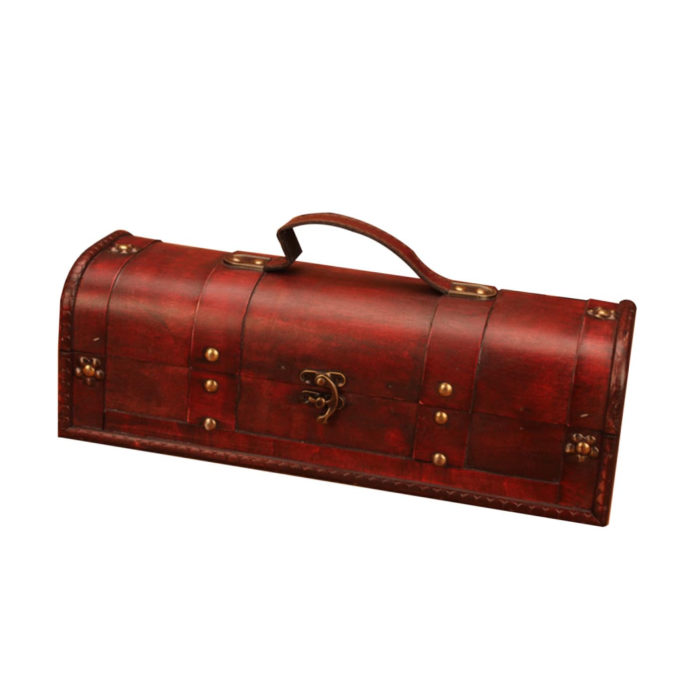 Coffret à vin rangement bouteille vintage et transport sécurisé