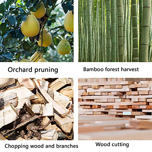 ROSG Elektrische Mini-Kettensäge, kabellose bürstenlose Kettensäge 11 Zoll 700 W 18 M/S für Holz-Metall… – Bild 4