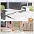 Goplus Door Threshold Ramp, 4‘’ Rise Threshold Ramps for Doorways with Non-Slip Surface, Adjustable Aluminum Door Entry Ramps for Wheelchairs, Scooters, Power Chairs, 700LBS Load Capacity (4" Rise)